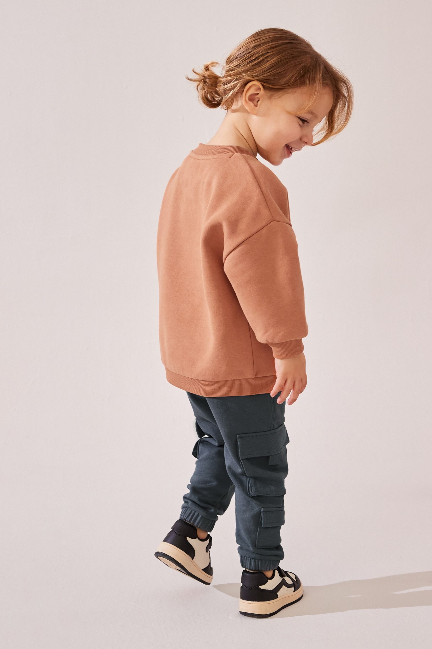 Next Sweatanzug Sweatshirt mit Placement-Print und günstig online kaufen