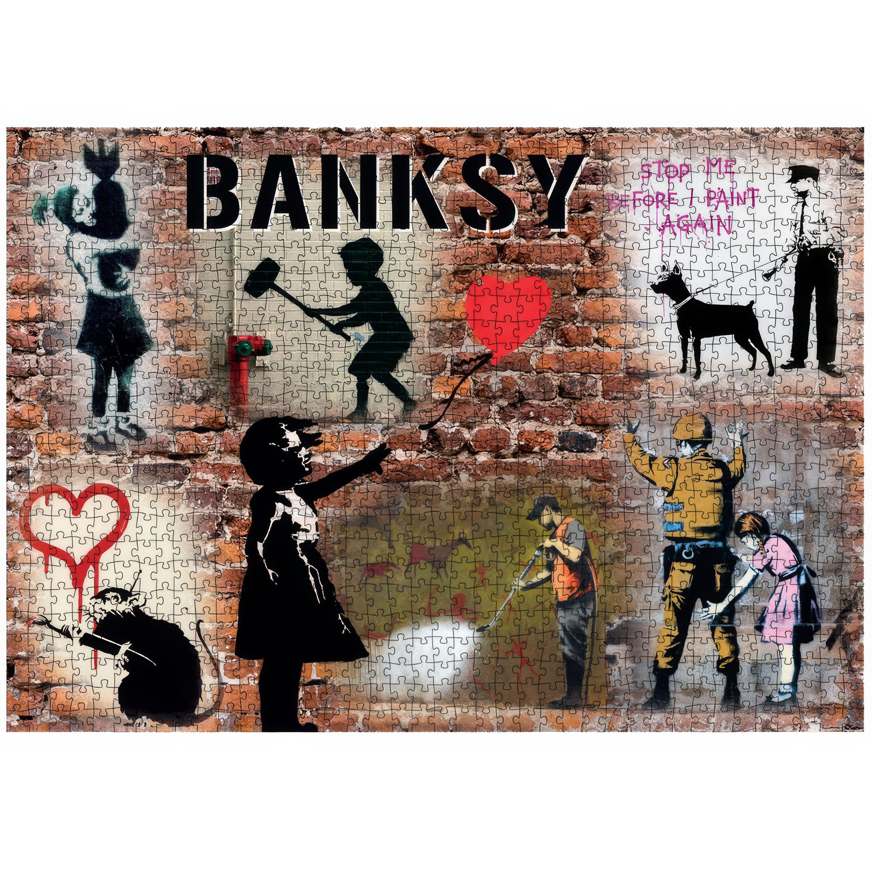 AvantgART Puzzle Klassische Banksy Puzzles für Erwachsene & Kinder, 1000 Pu günstig online kaufen