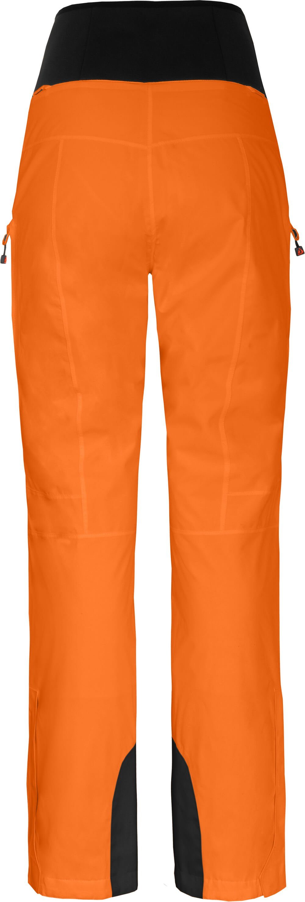 Bergson Skihose MIEN Slim Damen mm orange Skihose, Wassersäule, 20000 Kurzgrößen, wattiert