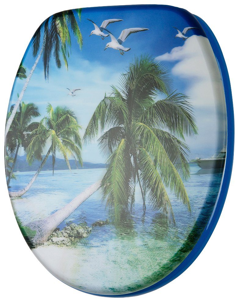 Sanilo WC-Sitz 3D-Paradise, mit Absenkautomatik