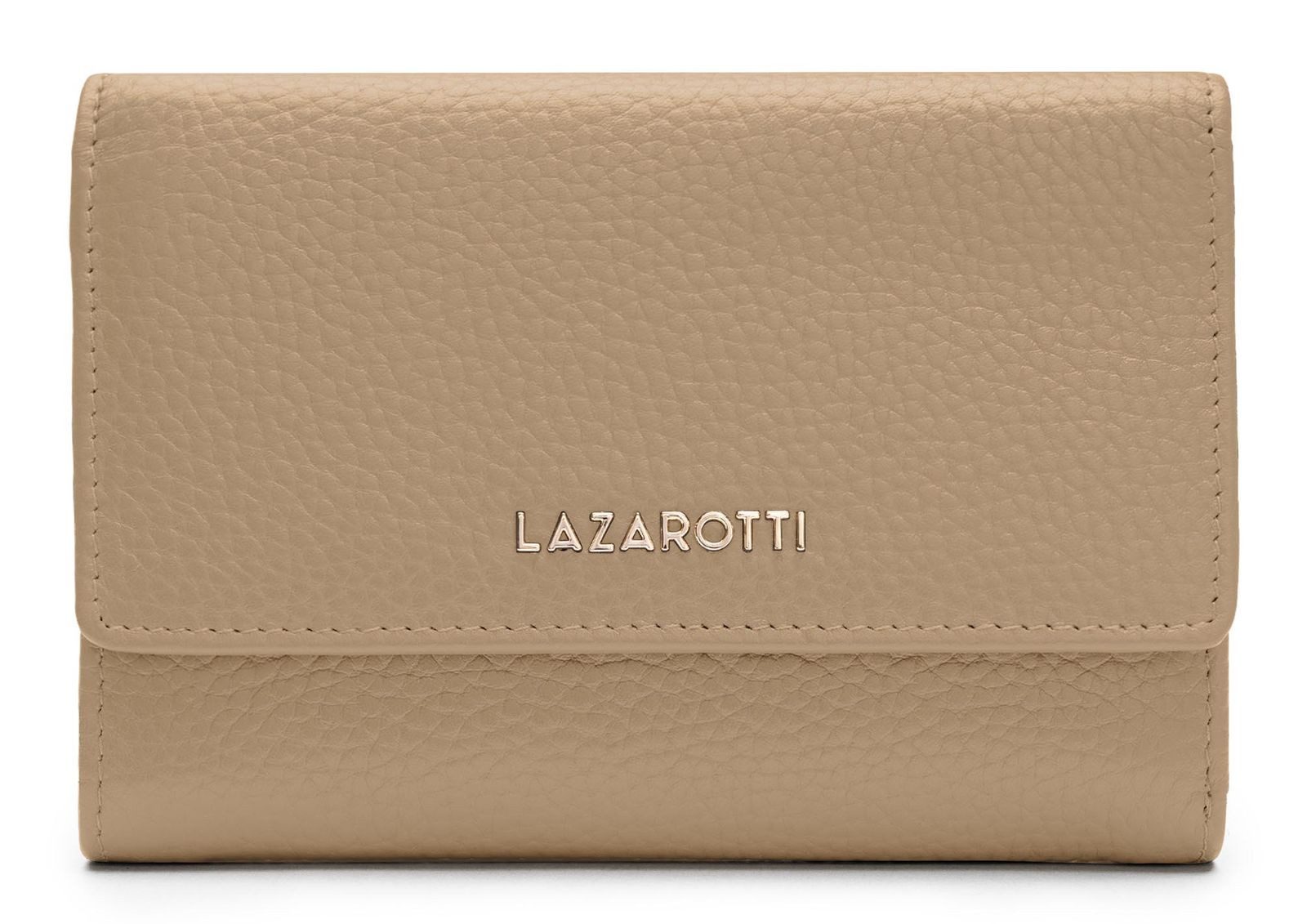 Lazarotti Geldbörse Zip Wallet With 15 Card Slots, aus echtem Leder