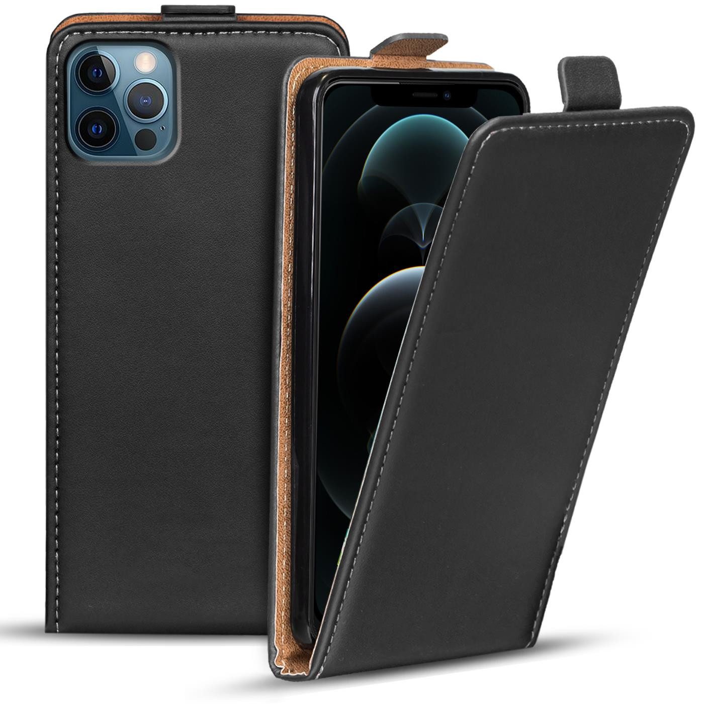 CoolGadget Handyhülle Flip Case Handyhülle für Apple iPhone 12 / 12 Pro 6,1 Zoll, Hülle Klapphülle Schutzhülle Flipstyle Cover Tasche