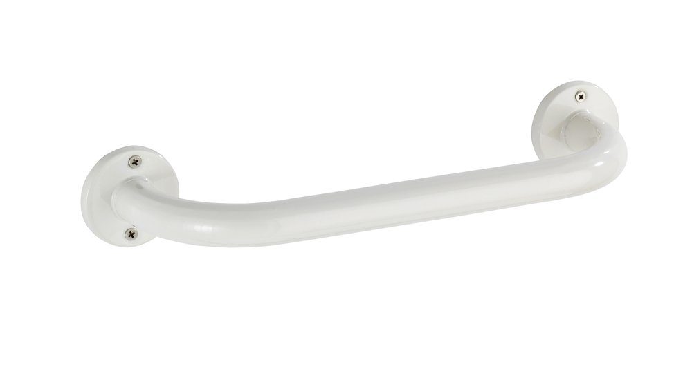 WENKO Badaccessoire-Set WENKO Badewannengriff 30cm Basic Weiß