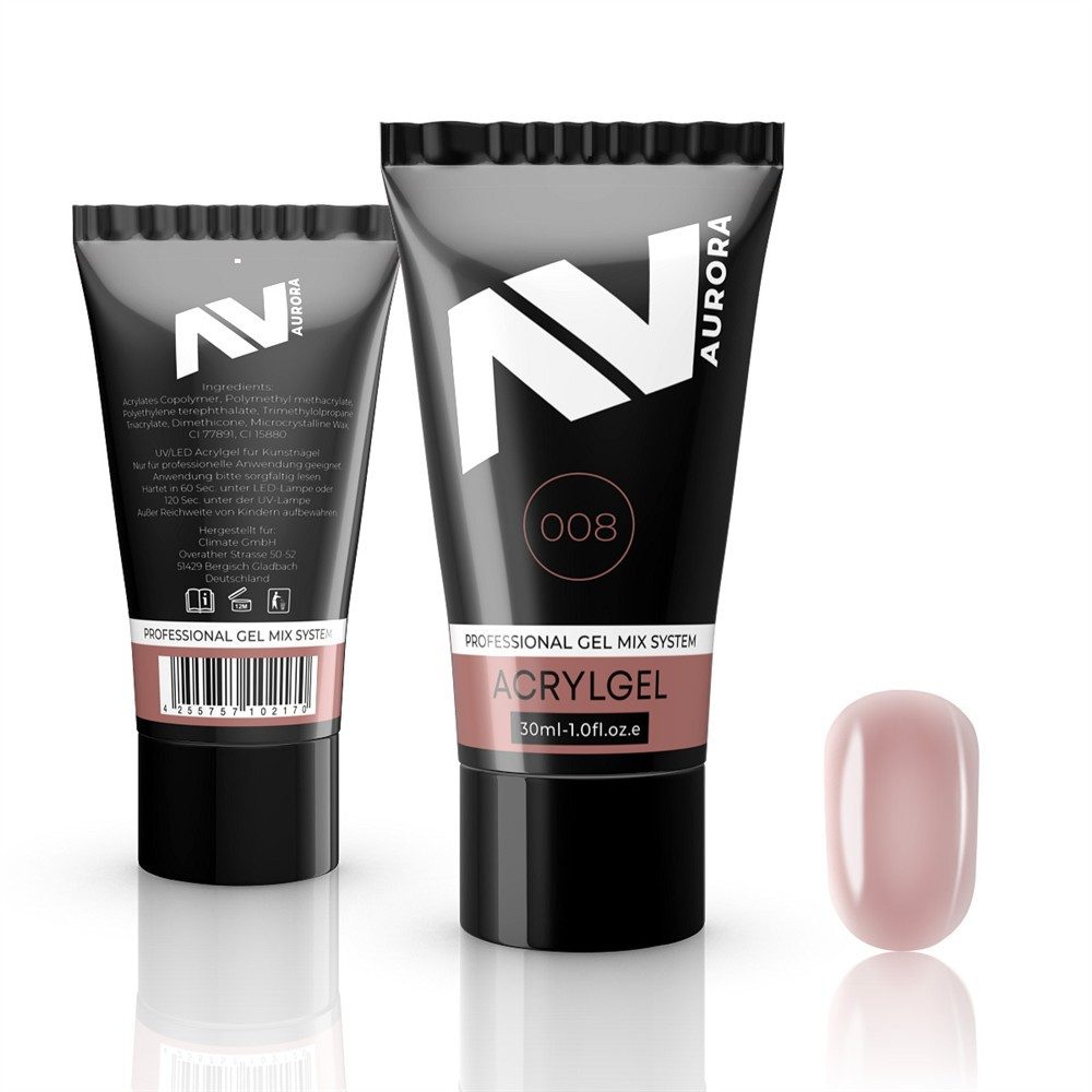 Aurora Gel-Nagellack AURORA Acrylgel Skin 008 30ml, 1-tlg., Acrylgel Skin