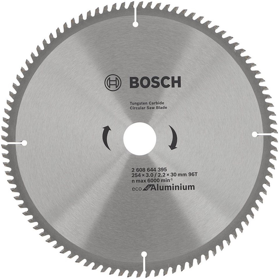 BOSCH Kreissägeblatt Eco for Aluminium 254x30x3,0/2,2 z96 2608644395 ( Sägeblatt)