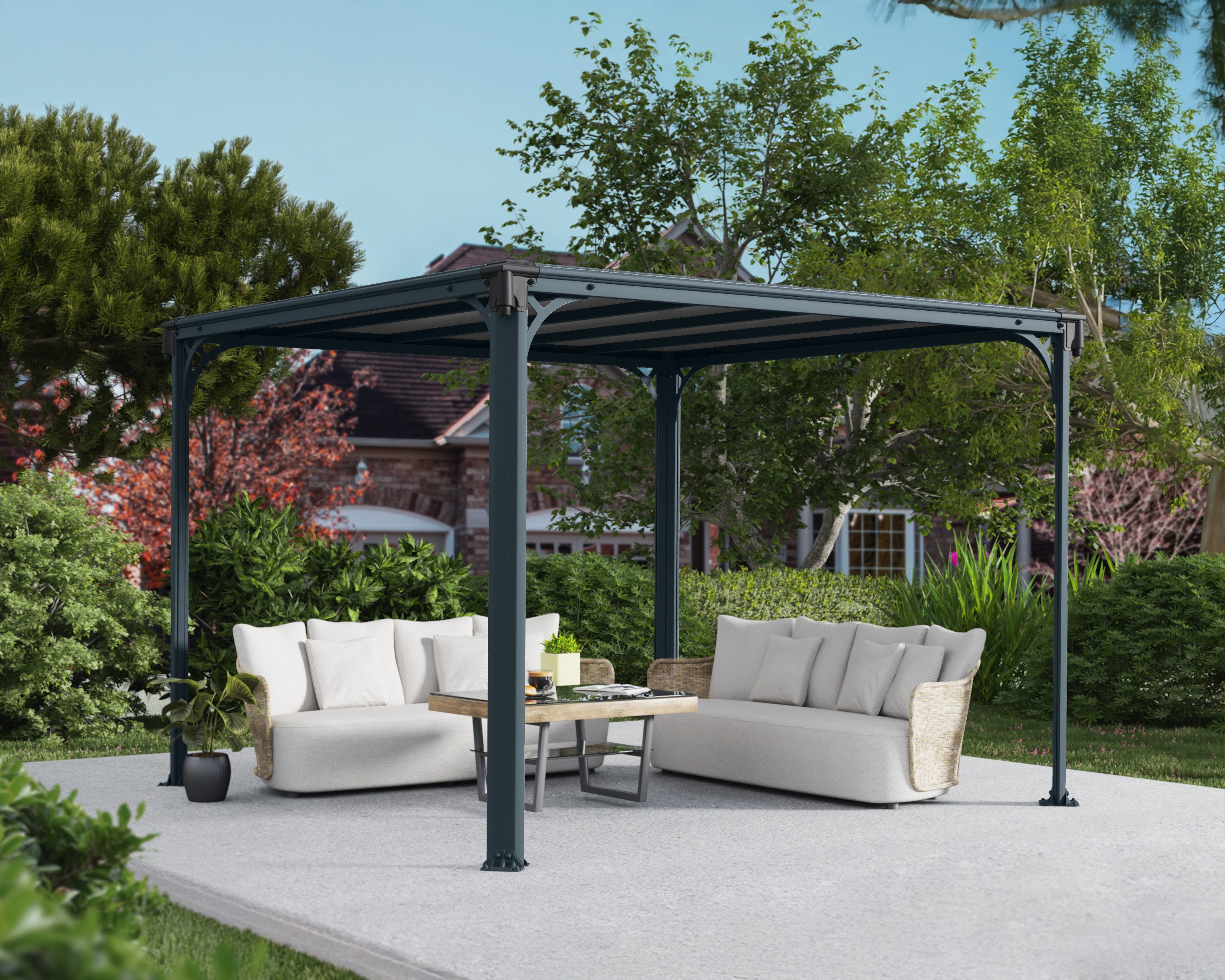 Palram - Canopia Pavillon Milano, BxT: 309x309 cm