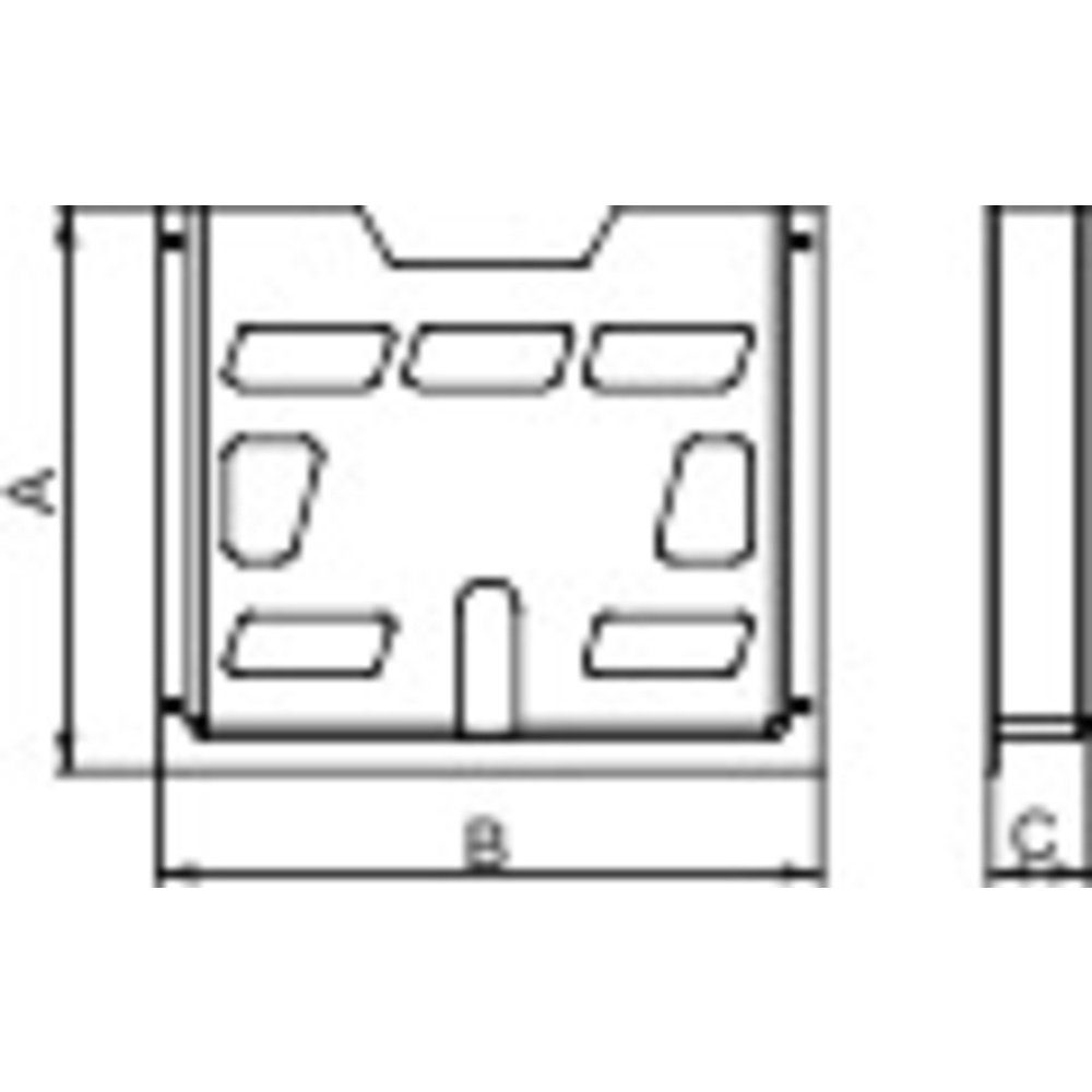 SCHNEIDER Schneider Electric NSYDPA4 Montagematerial Polystyrol Weiß (L x B x Steckdosenverteiler