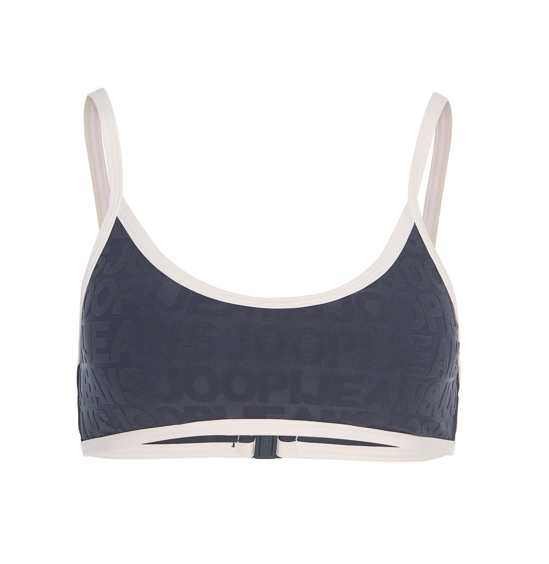 Joop Jeans Bustier-Bikini-Top JEANS! LOGOGRAM, mit wattierten Cups, mit ton günstig online kaufen