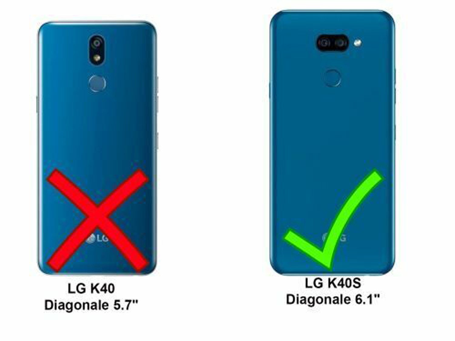 betterfon Handyhülle Handytasche für LG K40S Klapphülle Flip Case Schwarz, Wallet Case mit Kartenfächern Magnetverschluss und weicher Innenhülle