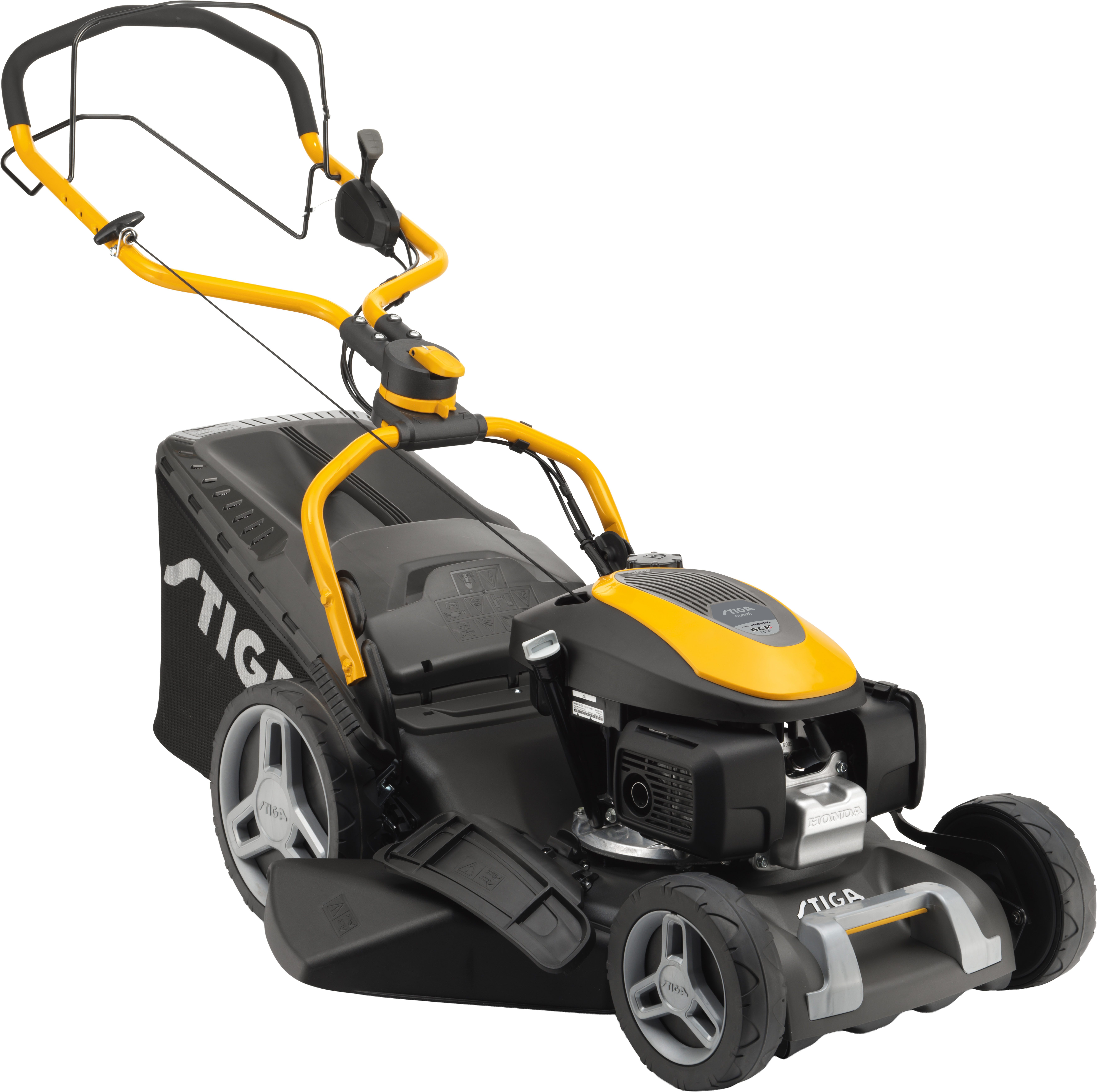 STIGA GARDEN Benzinrasenmäher Combi 753 V, 51 cm Schnittbreite, Mulchfunktion, HONDA-Motor, Radantrieb