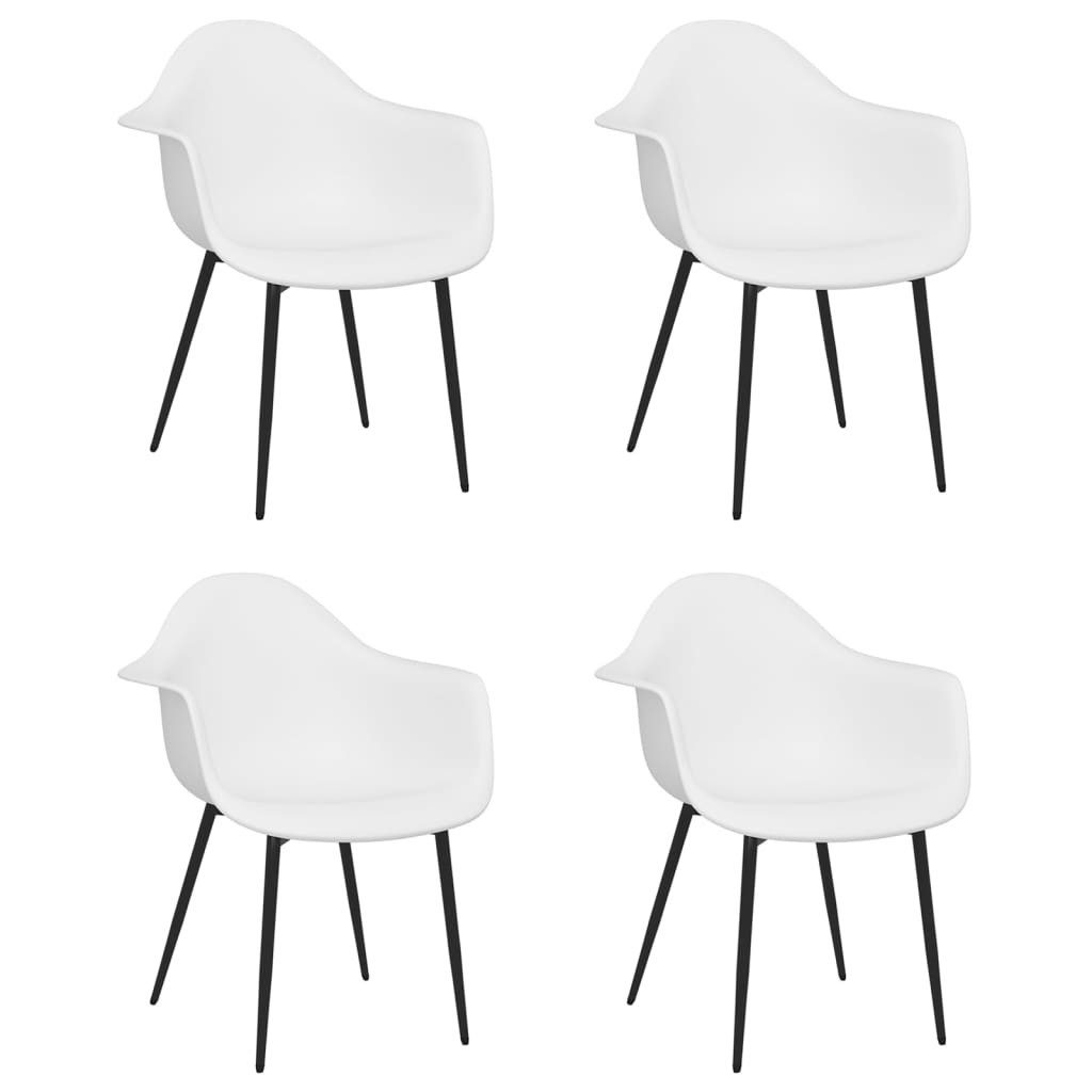 DOTMALL Esszimmerstuhl (4 St), Kunststoff Metallbeine, günstig online kaufen