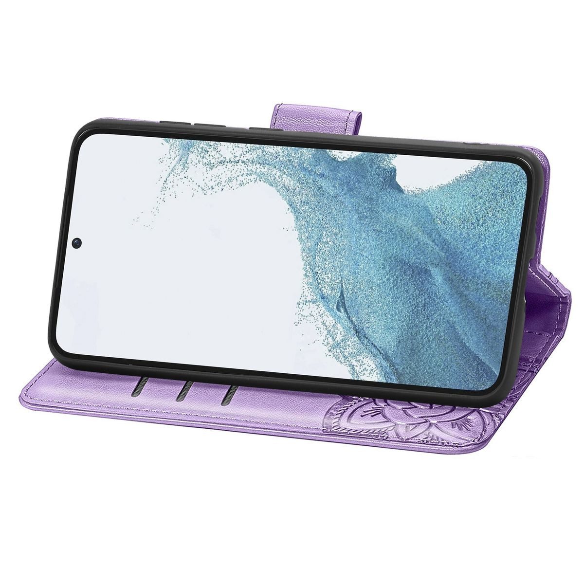 König Design Handyhülle Samsung Galaxy S23 Plus, Schutzhülle Schutztasche Case Cover Etuis Wallet Klapptasche Bookstyle