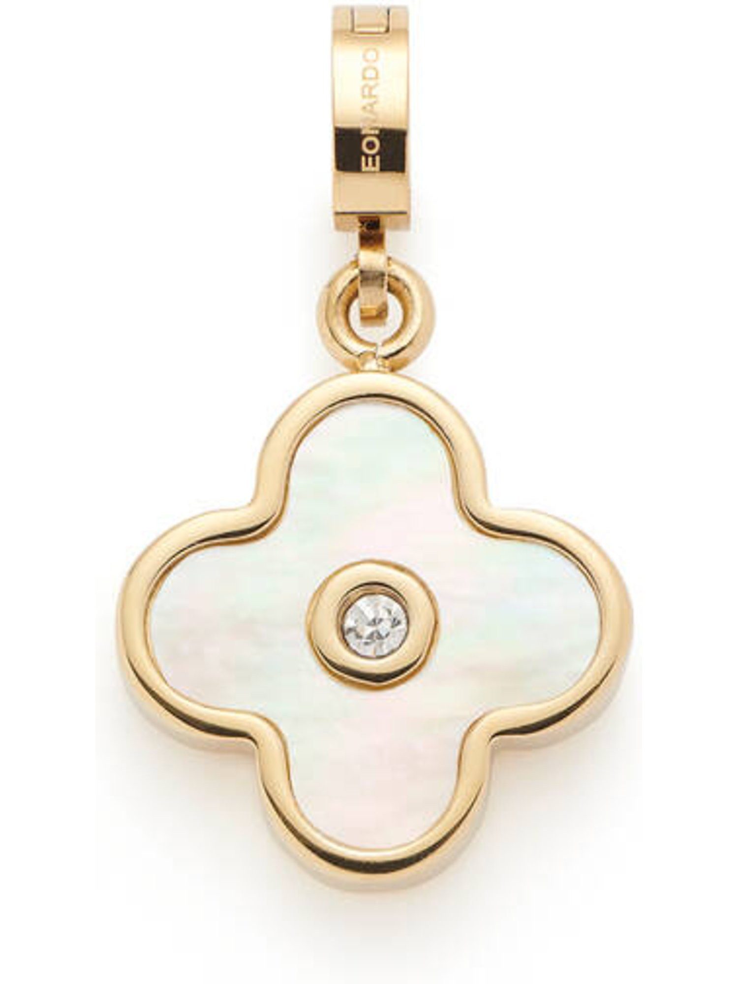 LEONARDO Kettenanhänger Leonardo Damen-Charm Edelstahl Zirkonia