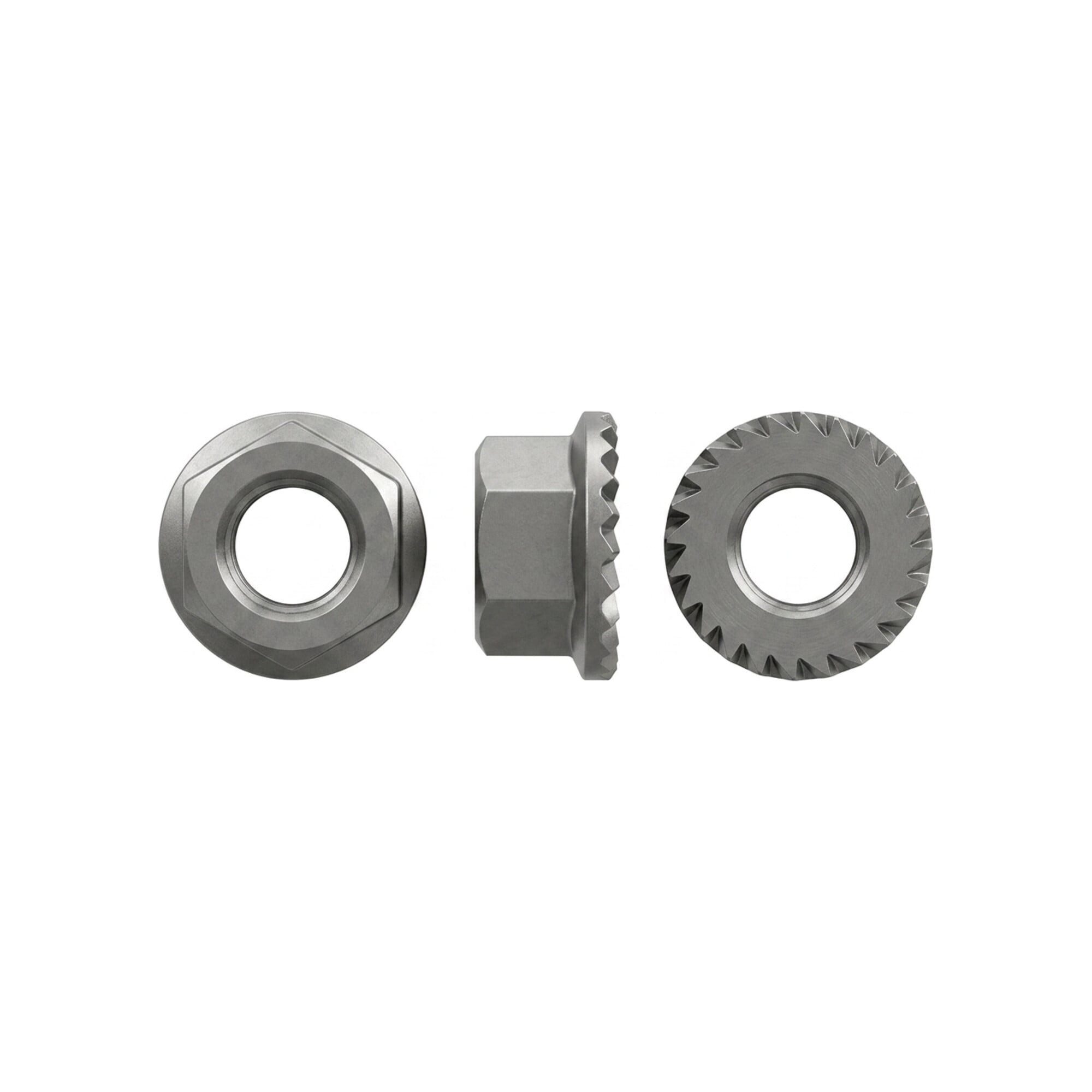 Contorion Muttern Sechskantmutter mit Flansch ART 88934 M 6 x 1 Stahl zinklamellenbeschi