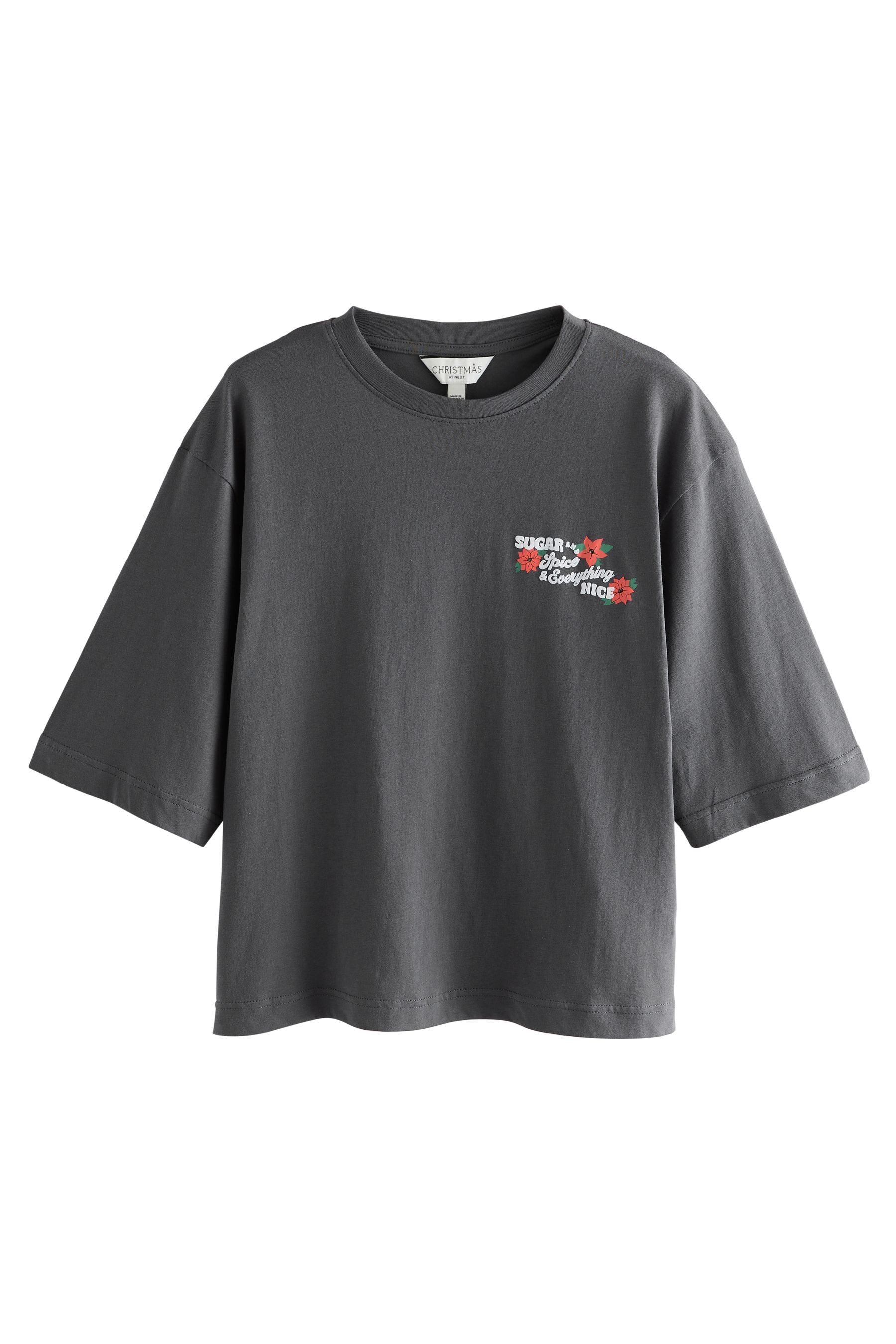 Next T-Shirt Kurzärmeliges T-Shirt, Sugar and Spice (1-tlg) günstig online kaufen