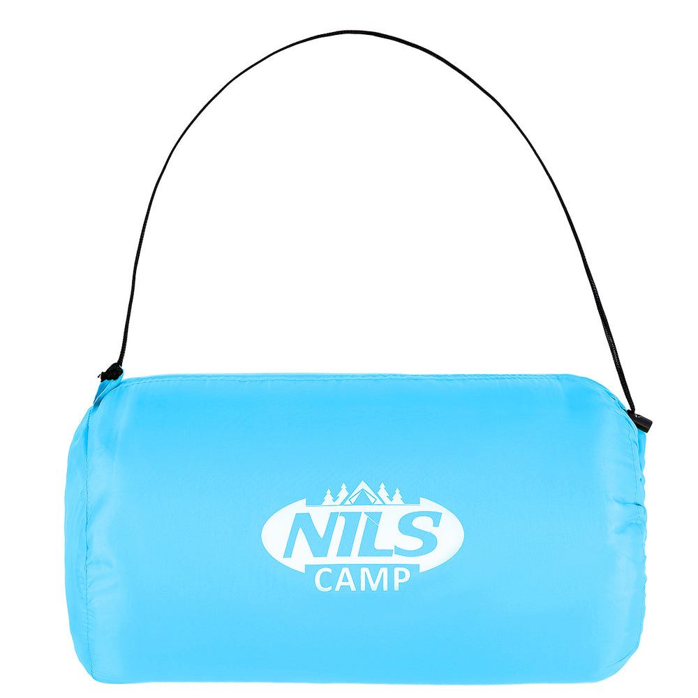 NILS CAMP Mumienschlafsack Trekkingschlafsack Deckenschlafsack (Spar-Set, 1 tlg), als Decke nutzbar, Klettsicherung, feuchtigkeitsabweisend