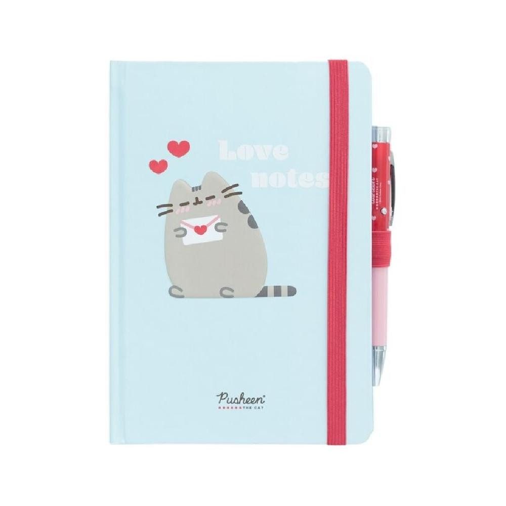 Grupo Erik Notizblock Pusheen Purrfect Love A5 premium Notizbuch + projector pen