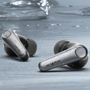Earfun Air Pro 3 TWS Bluetooth 5.3 LE Ohrhörer In-Ear-Kopfhörer (Wireless, Active Noise Cancelling, Fast Charge, 6 Mics, 45 Std. Spielzeit, IPX5)