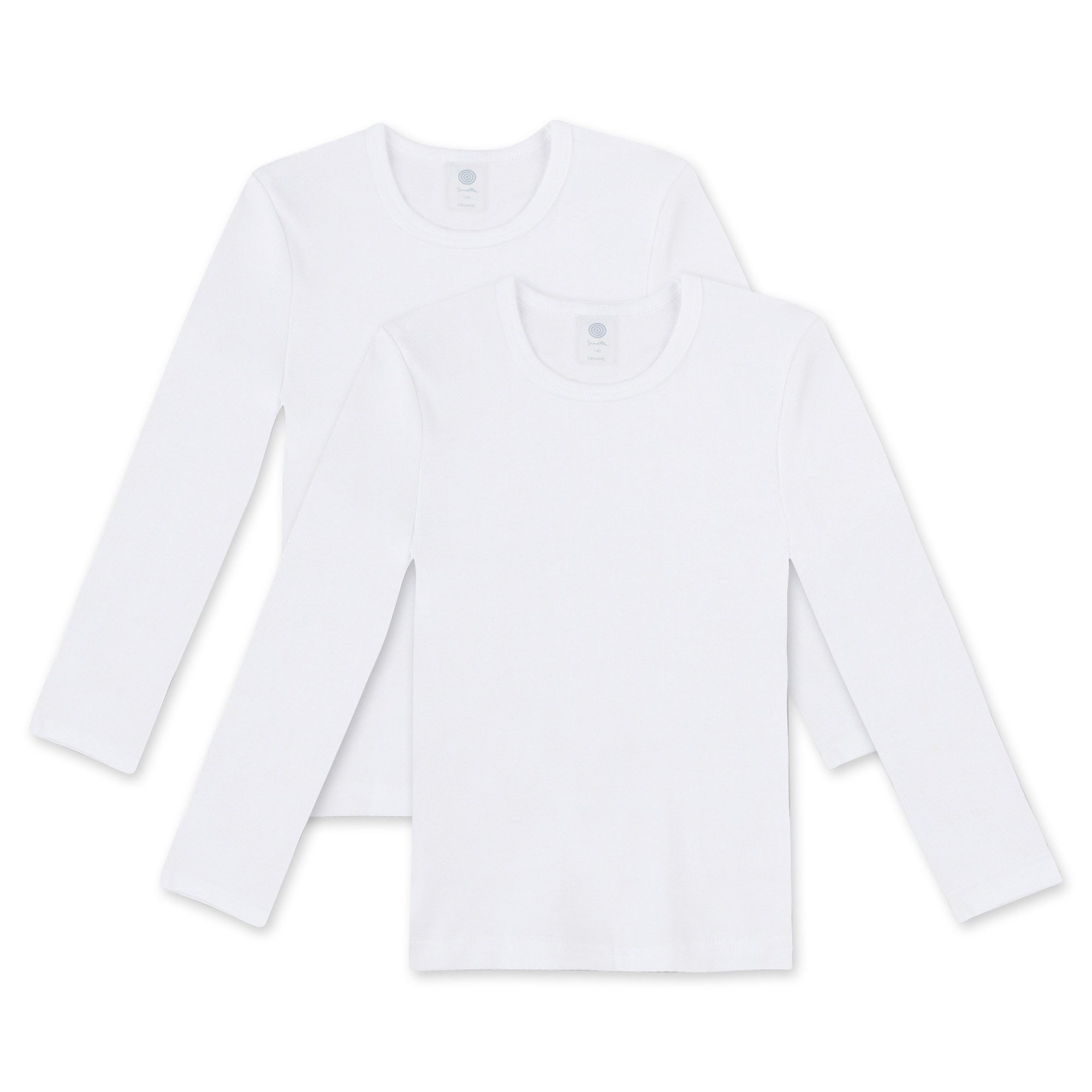 T-Shirt Unisex Longsleeve 2er Pack Baumwolle