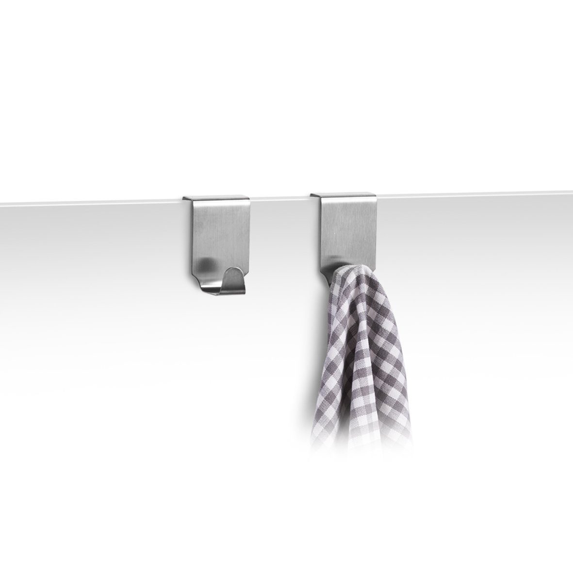 Zeller Present Küchenorganizer-Set Handtuchhaken-Set f. Schranktür, günstig online kaufen