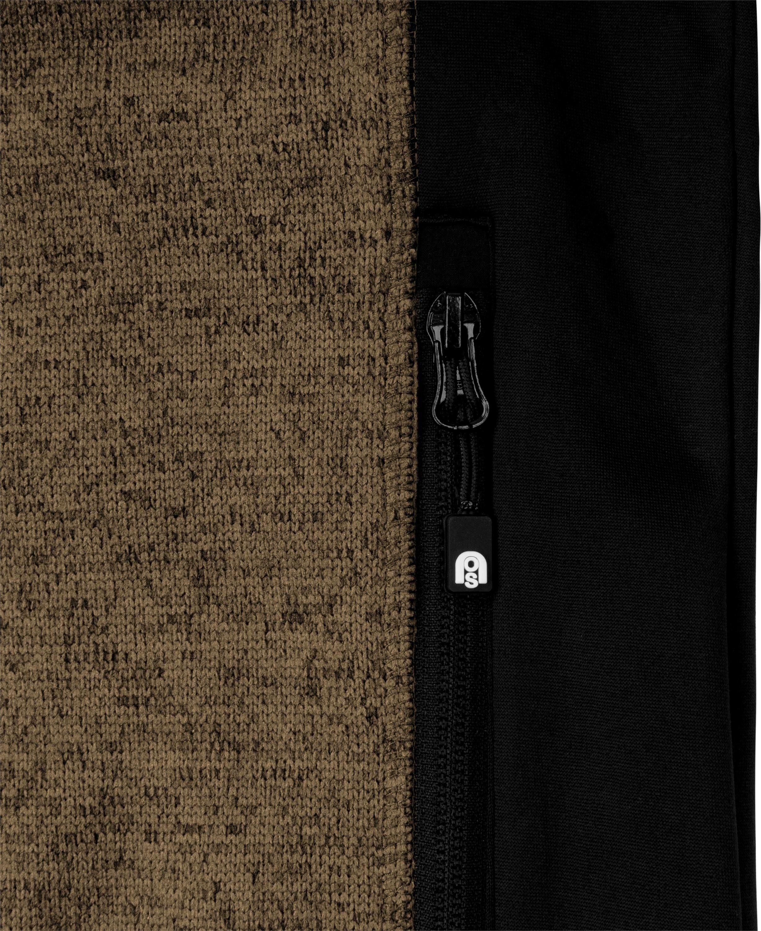 normani Fleeceweste Herren Strick-Fleeceweste Shamattawa Winterweste mit Seitentaschen und Neopren - Ärmellose Strickweste