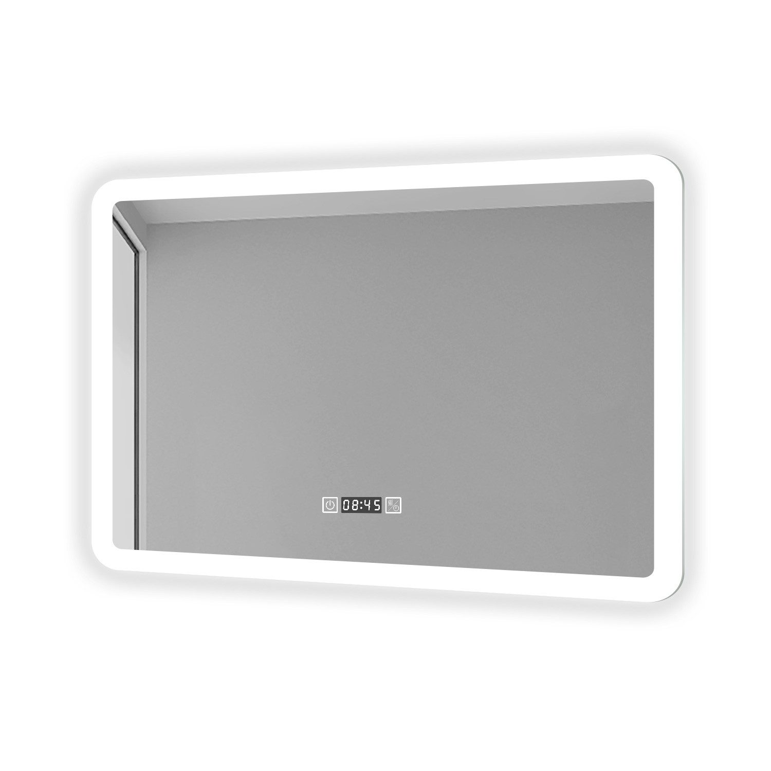 duschspa Badspiegel 50-160cm Spiegel Touch, Wandschalter, Beschlagfrei, ene günstig online kaufen