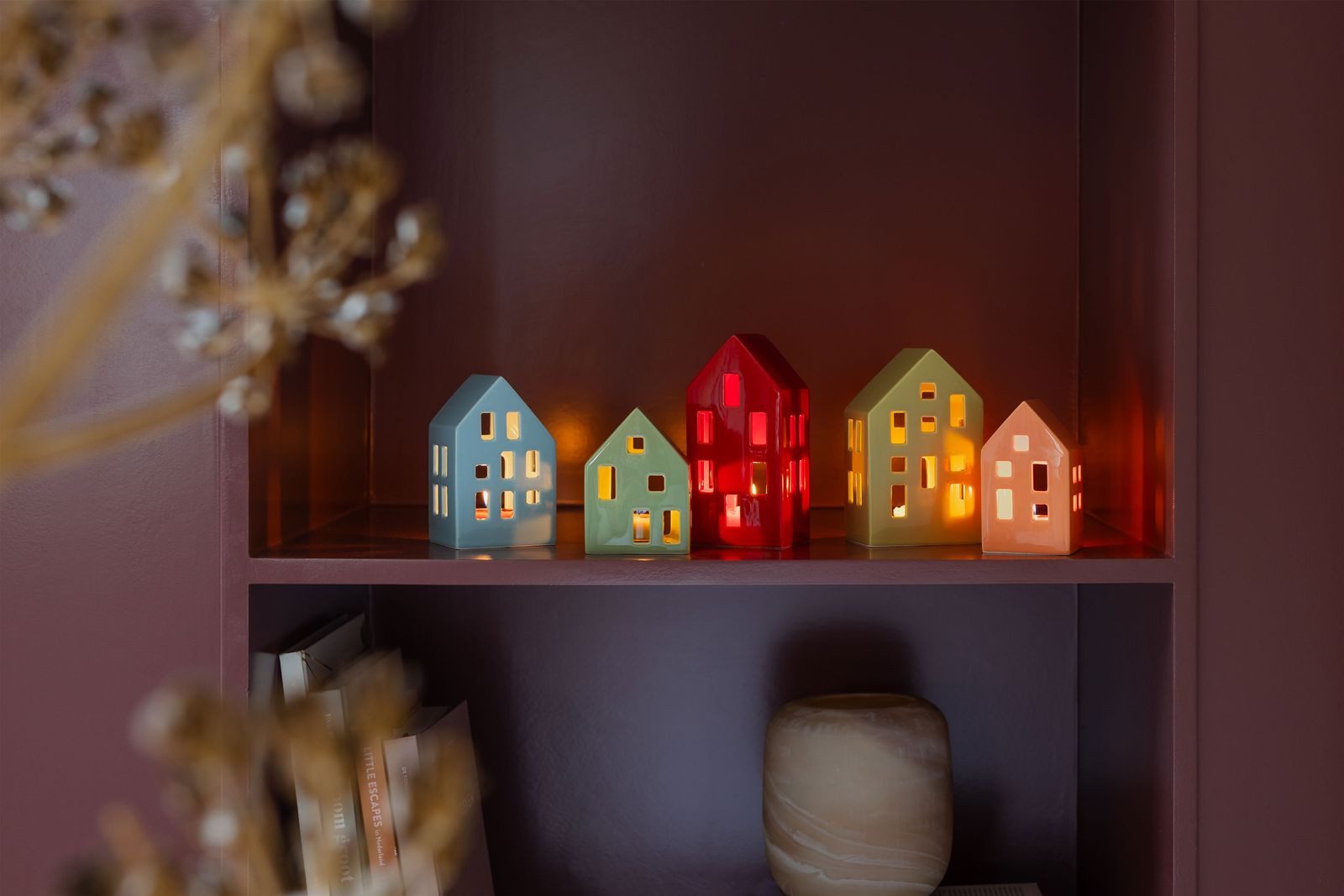 Remember Teelichthalter Teelichthäuser NYHAVN sage, Teelichthäuser NYHAVN sage