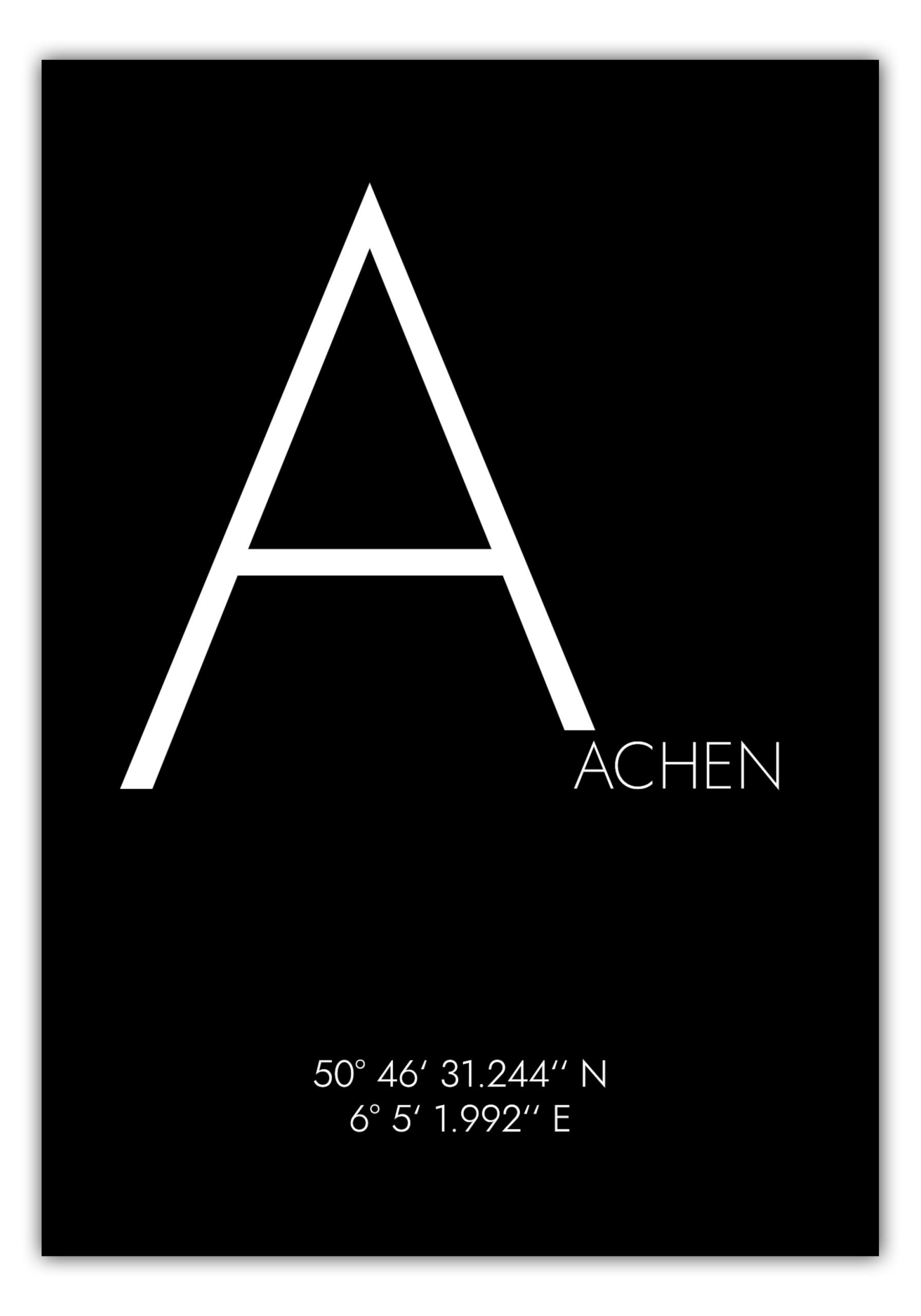 MOTIVISSO Poster Aachen Koordinaten #4