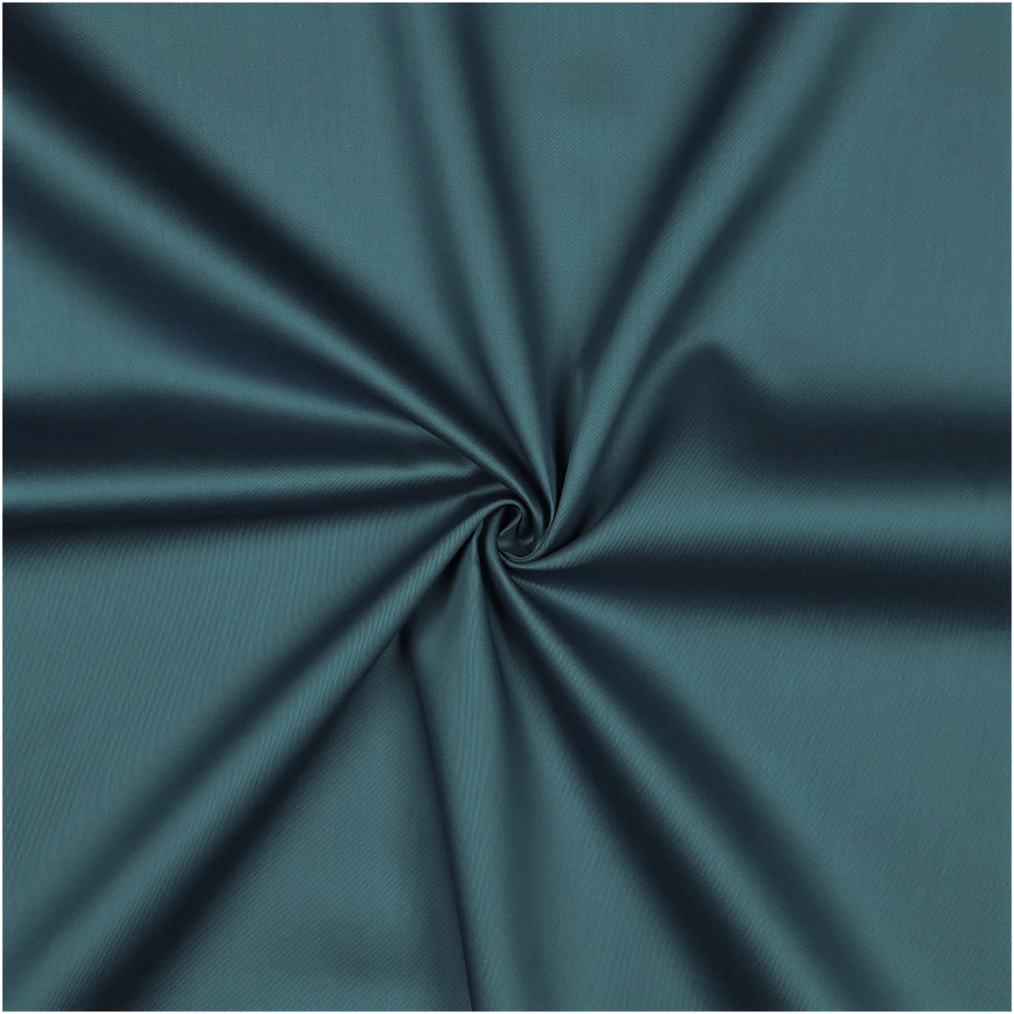 maDDma Stoff 0,5m Baumwollstoff mit Satinoptik ab 50x150cm unifarben, azurblau