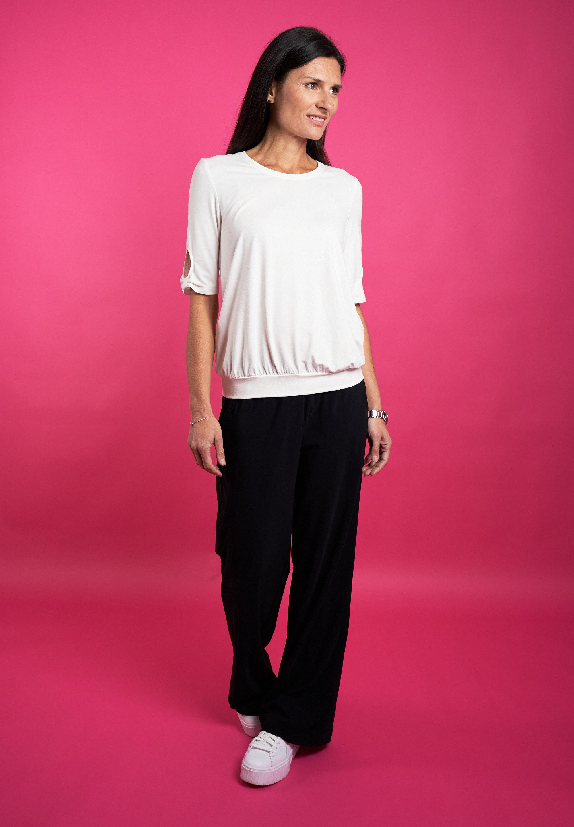 Seidel Moden Rundhalsshirt mit Cut-Out Details, MADE IN GERMANY