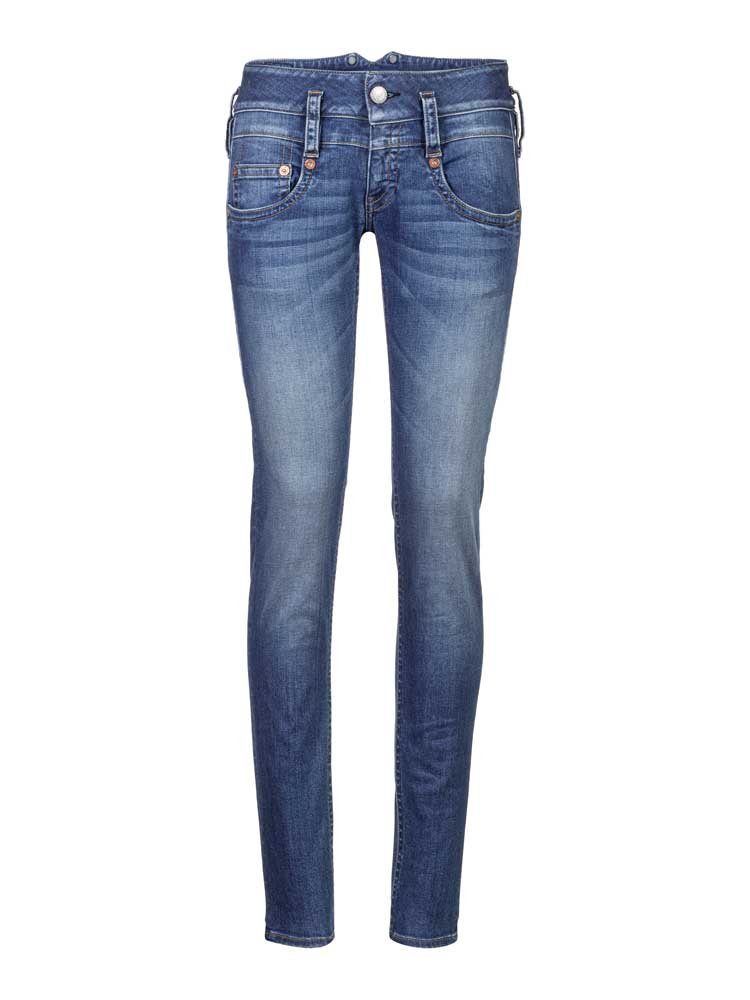 Herrlicher Stretch-Jeans HERRLICHER PITCH Slim Organic Denim blue sea 5303-OD100-879