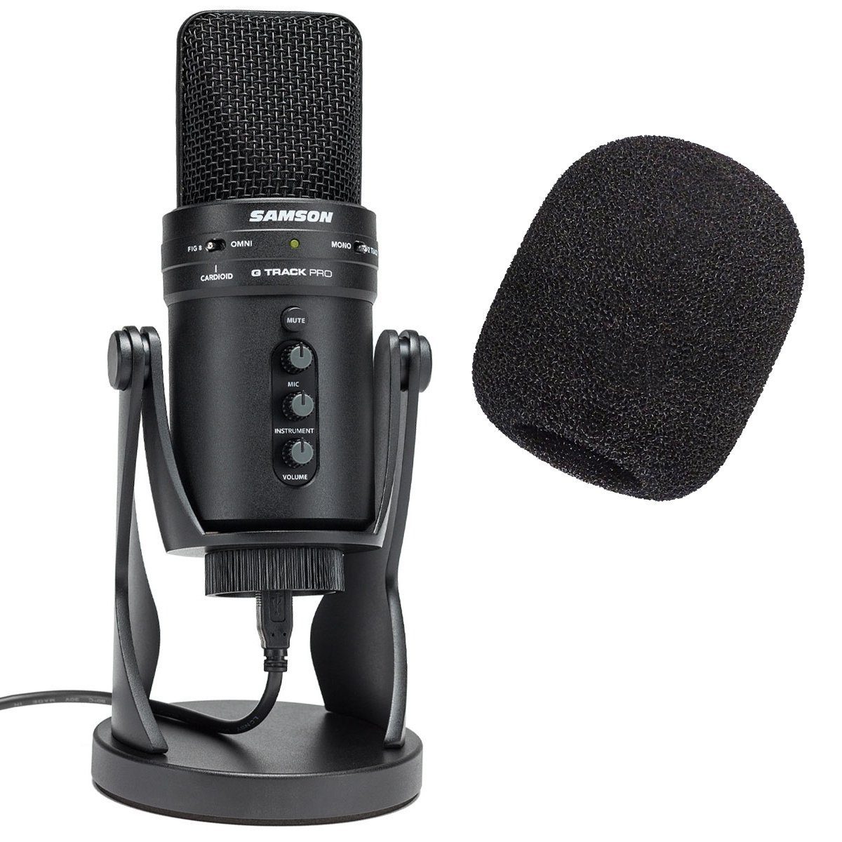 Samson Mikrofon »Samson G-Track Pro USB-Mikrofon + WS02 Popschutz« online  kaufen | OTTO