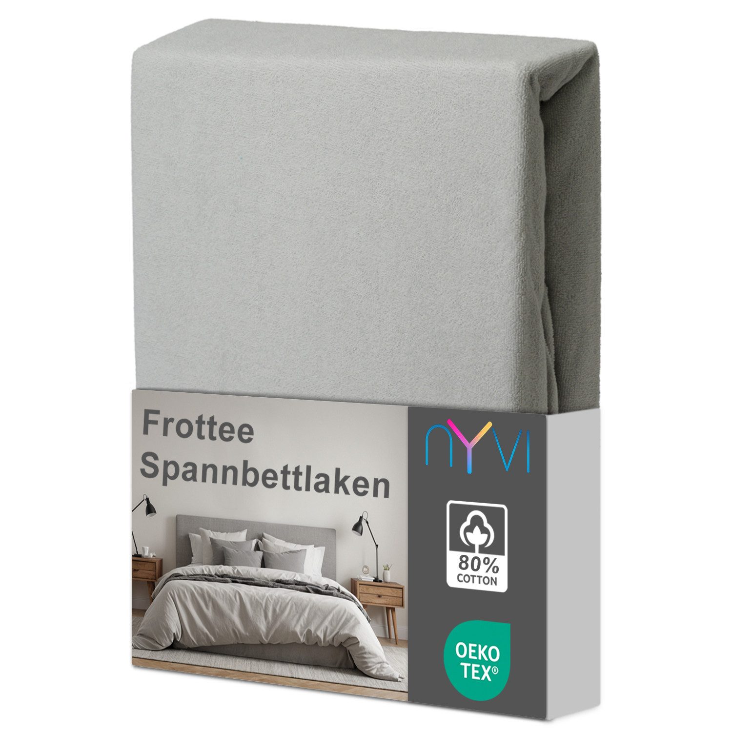NYVI Spannbettlaken Spannbettlaken DreamScience Frottee für Matratzen bis 2 günstig online kaufen