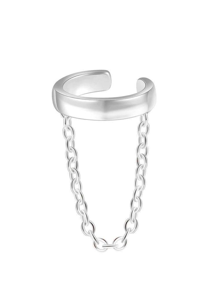 Hey Happiness Ohrklemme Ear Cuff Kette hängend, Ohrring Silber 925 Damen, O günstig online kaufen