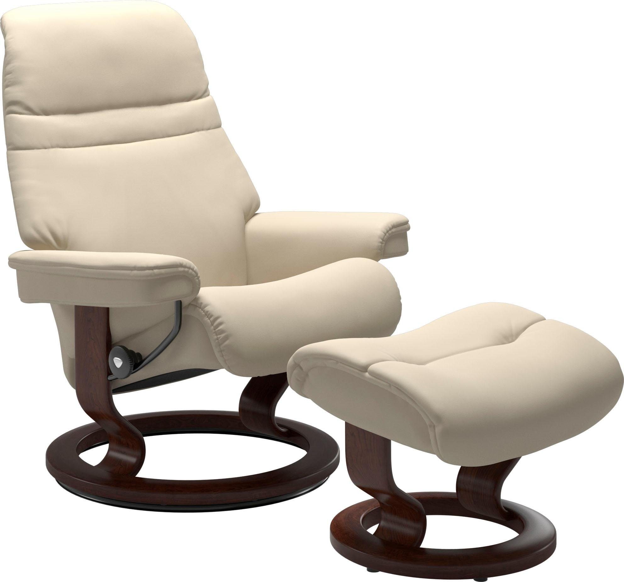 Stressless® Relaxsessel Sunrise, mit Classic Base, Größe S, Gestell Braun