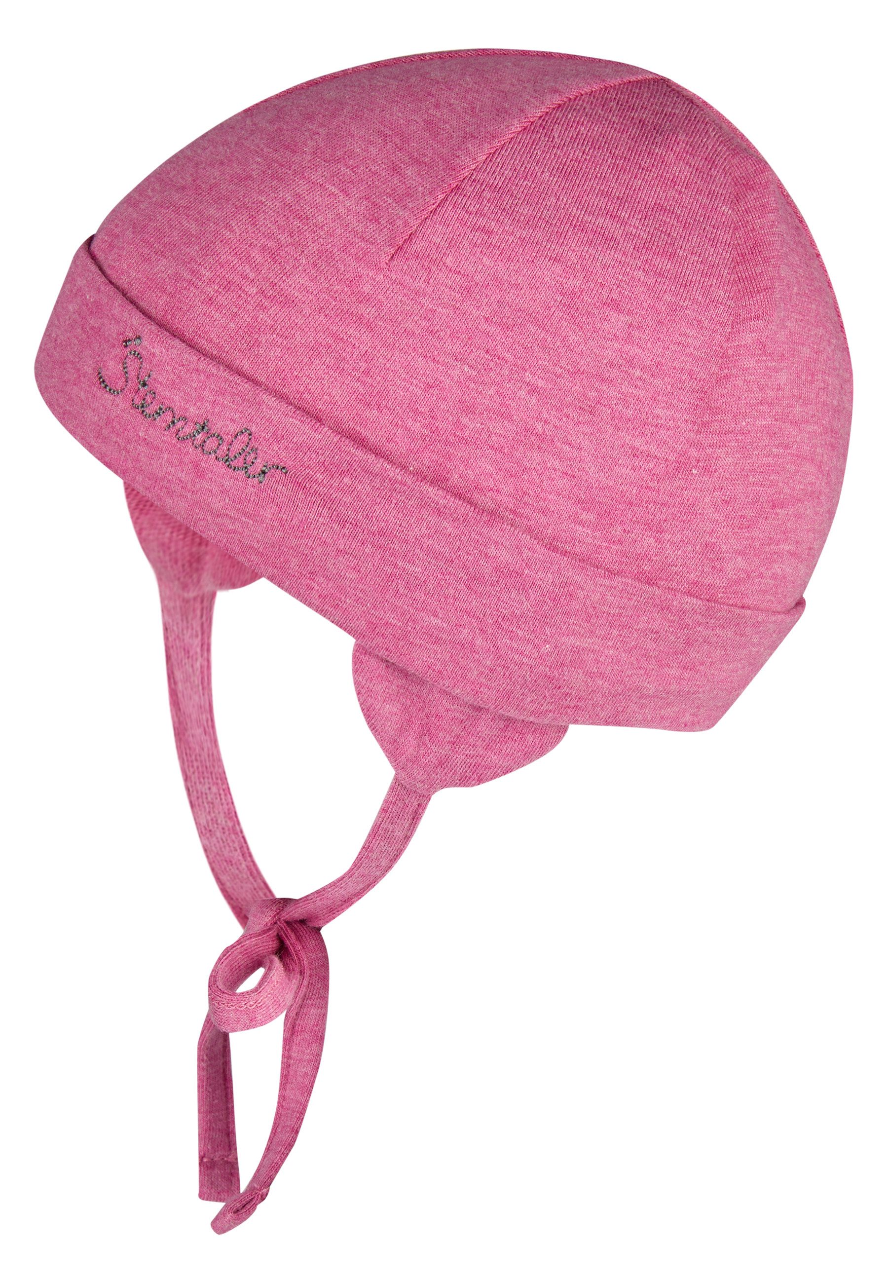 Sterntaler® Beanie OCS Beanie melange (1-St) Babymütze aus Singlejersey Beaniemütze unifarben