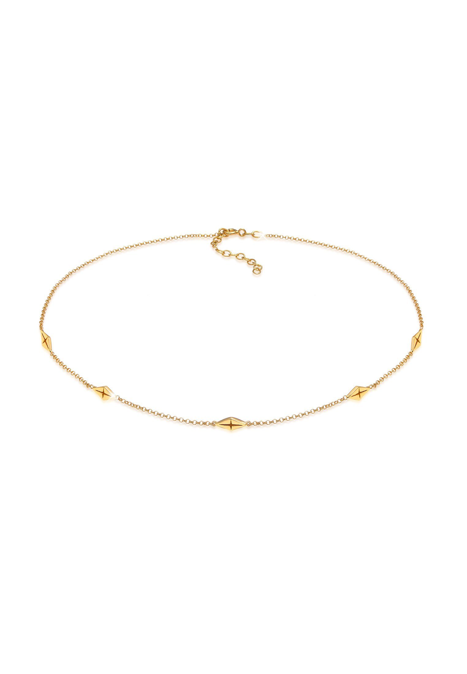 Elli Choker Choker Raute Geo 925 Sterling Silber