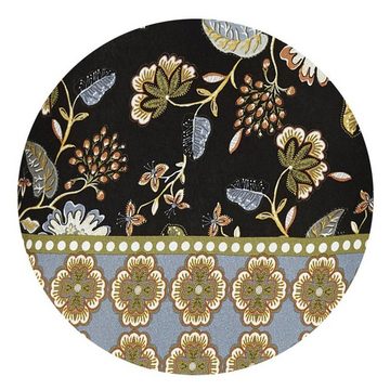 Ringella Nachthemd Bloomy Langarm 'Oriental Flowers' 2551001, Schwar