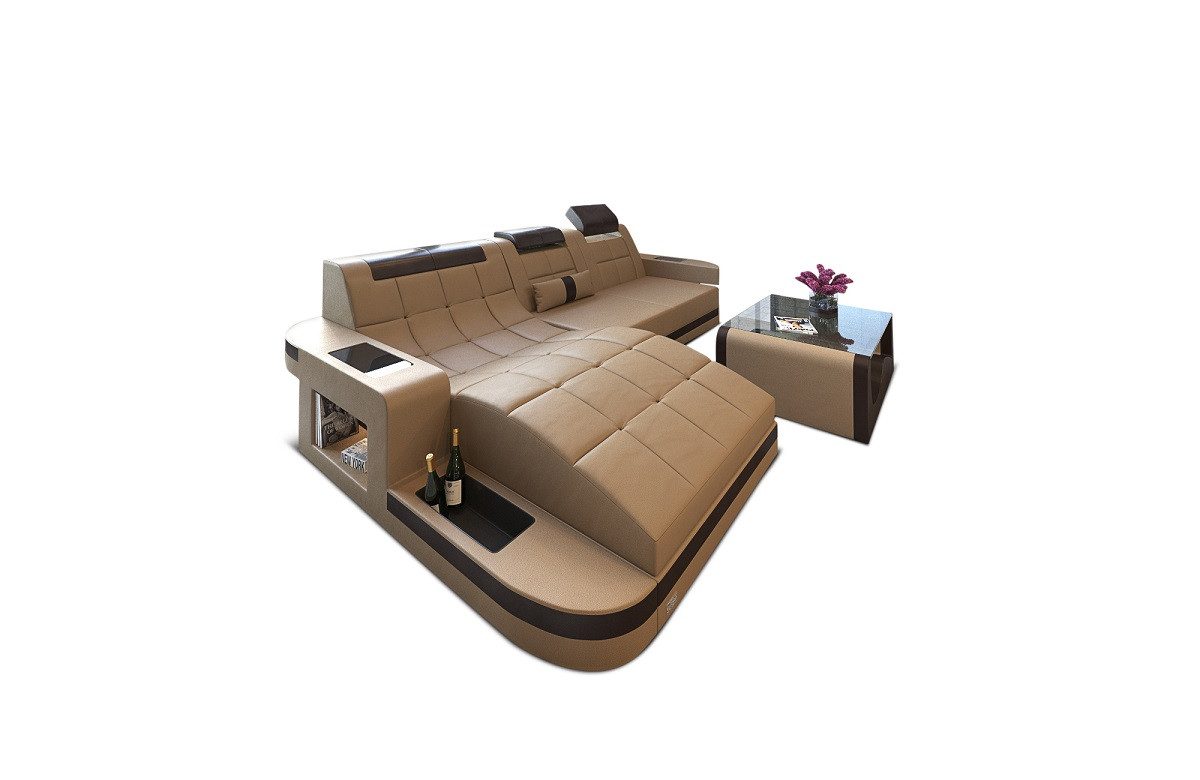 Sofa Dreams Ecksofa Sofa Leder Ledercouch günstig online kaufen