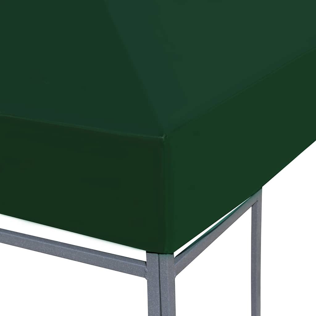 vidaXL Pavillon-Ersatzdach Pavillondach 310 g/m² 4x3 m Grün, 400 x 300 cm