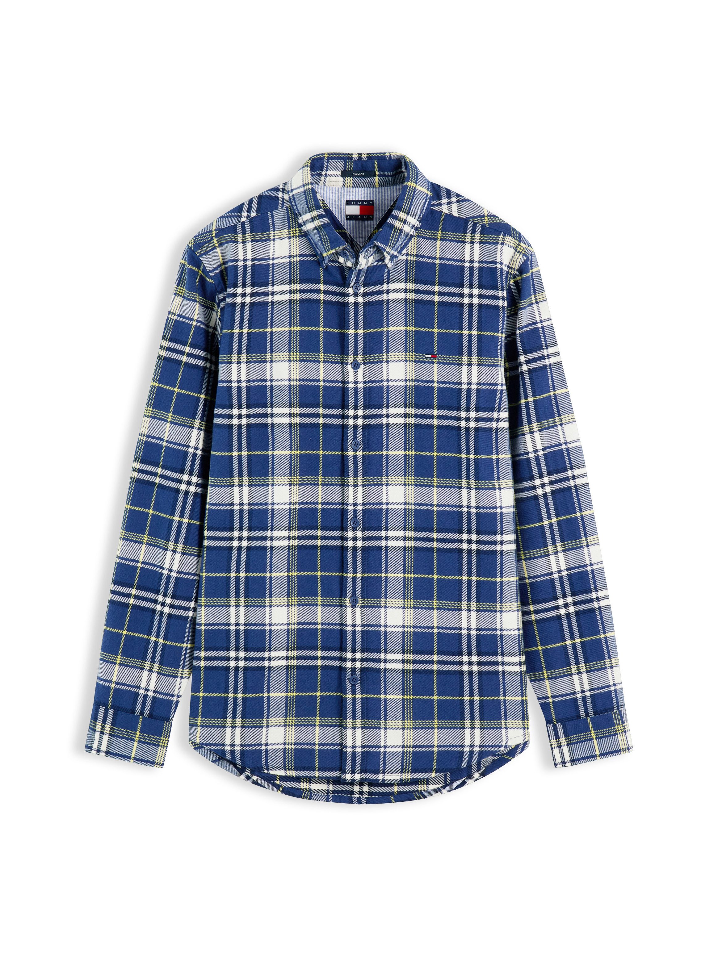 Tommy Jeans Flanellhemd REGULAR FLANNEL CHECK SHIRT Regular fit mit Karomuster