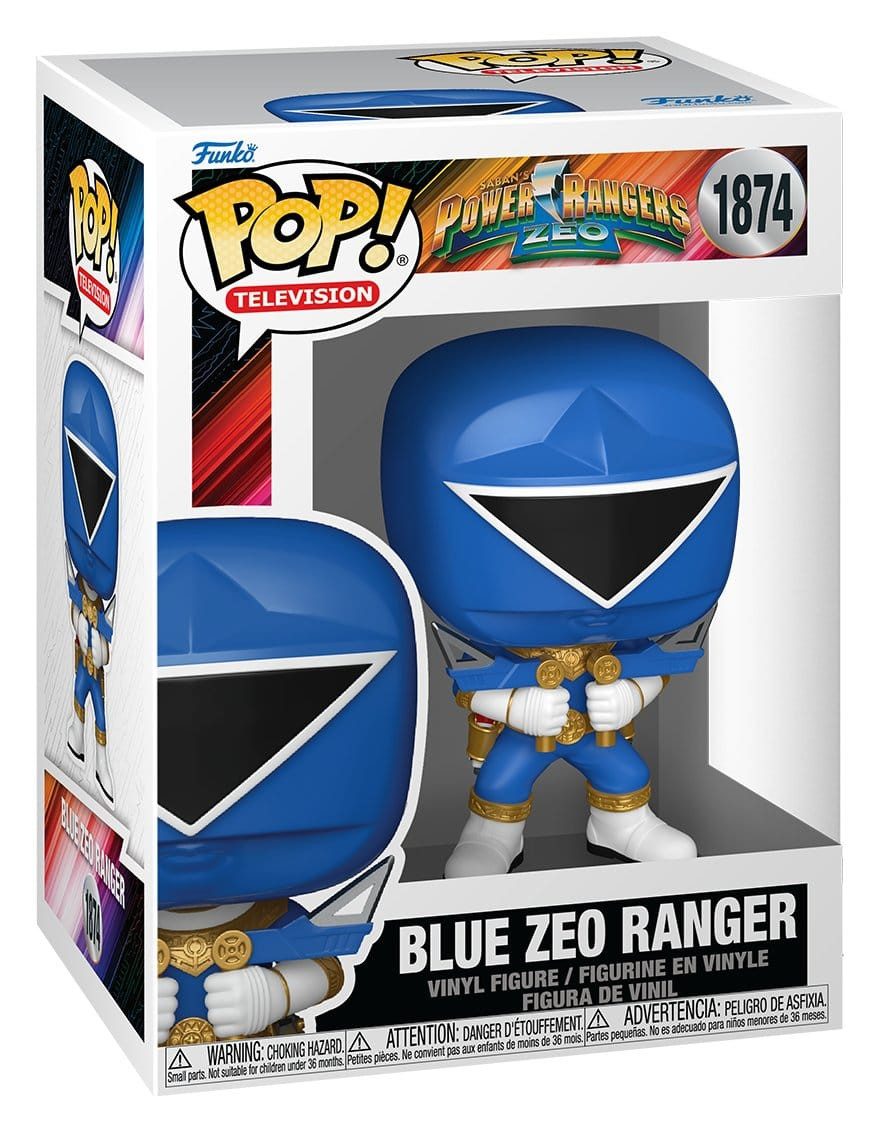 Funko Merchandise-Figur Power Rangers Zeo POP! Movies Vinyl Figuren Zeo Ranger Blue 9 cm