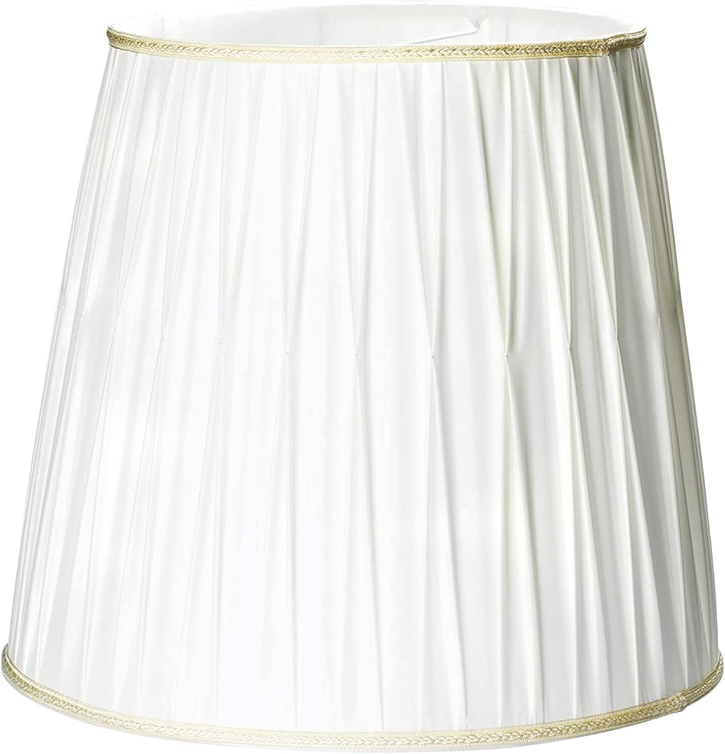 Orion Leuchten Lampenschirm Lampenschirm 55 cm Stoff mit Falten Aufnahme oben 12 mm