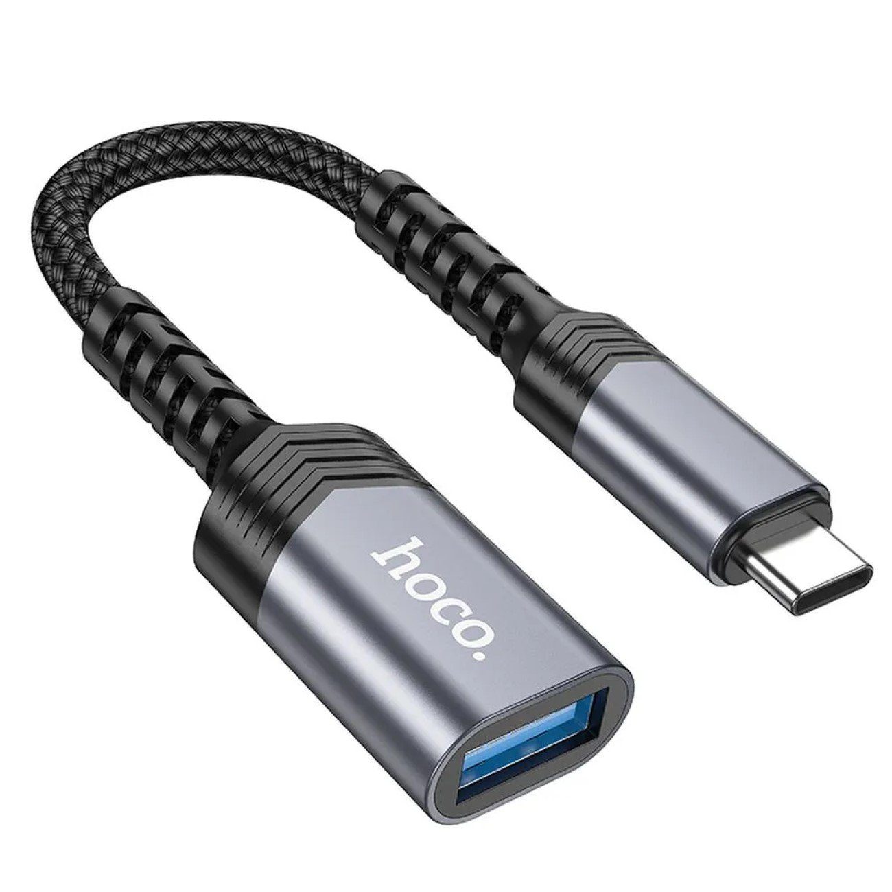 HOCO Adapter Typ C auf USB 3.0 UA24 schwarz 16 cm 5V USB-Adapter