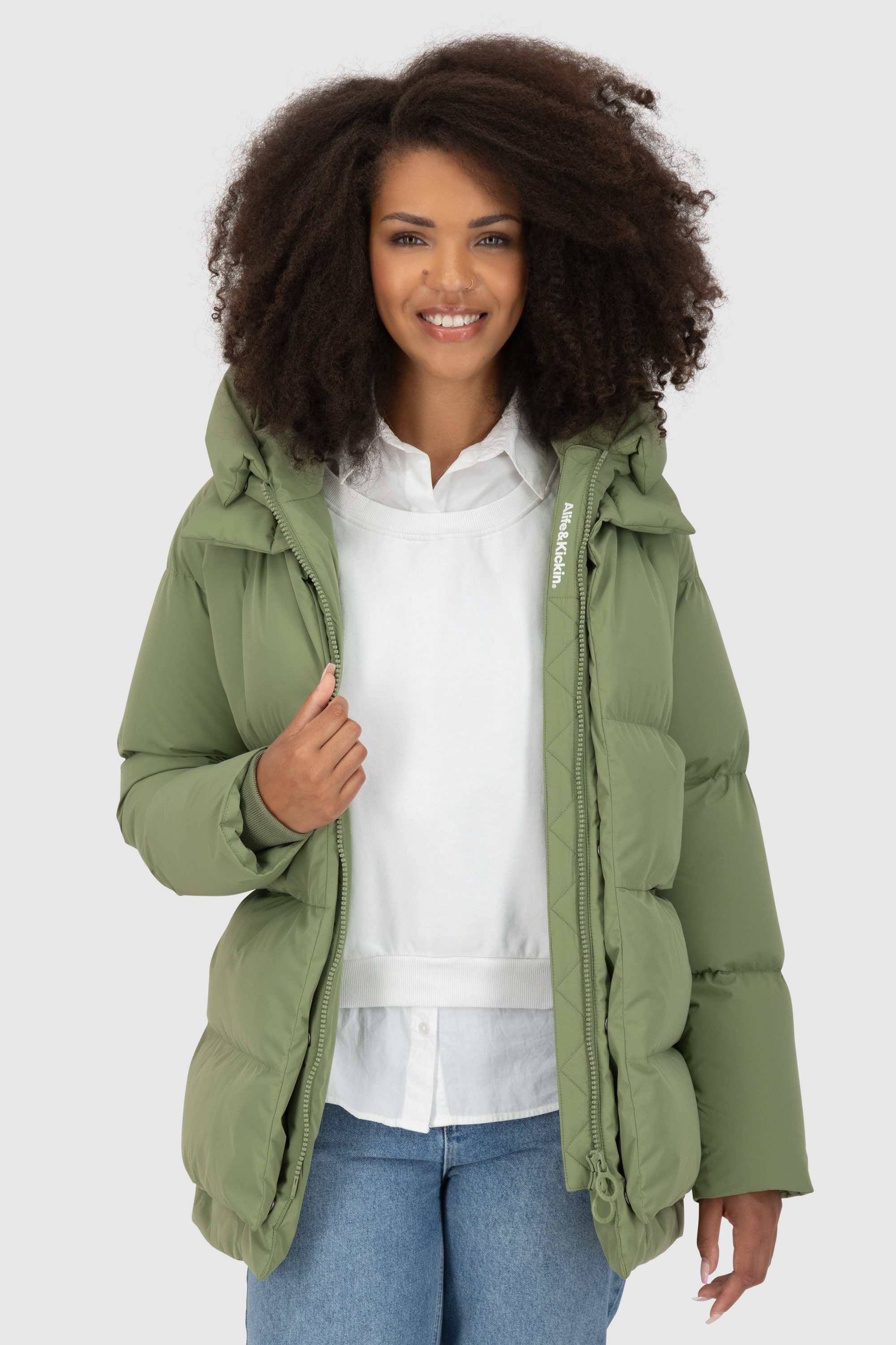 Alife & Kickin Winterjacke Damen LykkeAK A Moderne gefütterte Jacke mit gro günstig online kaufen