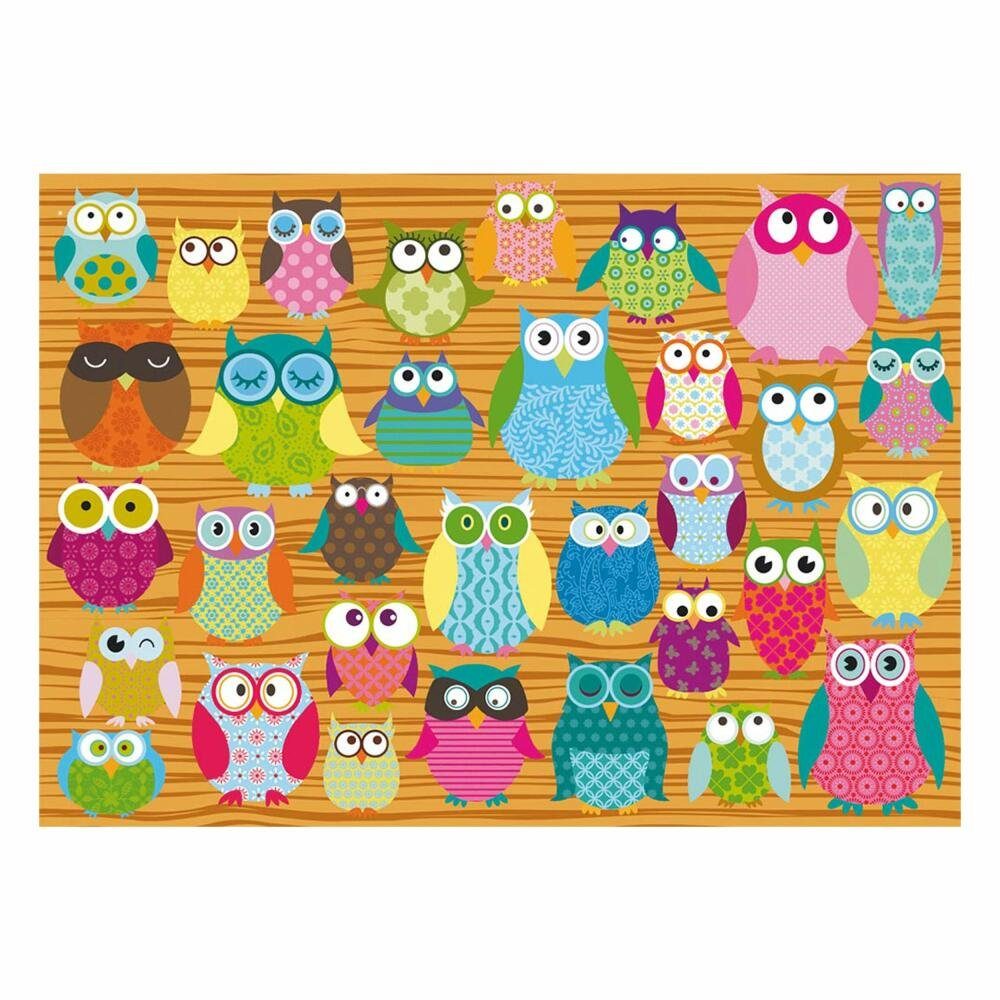 Schmidt Spiele Puzzle Eulen-Collage, 500 Puzzleteile
