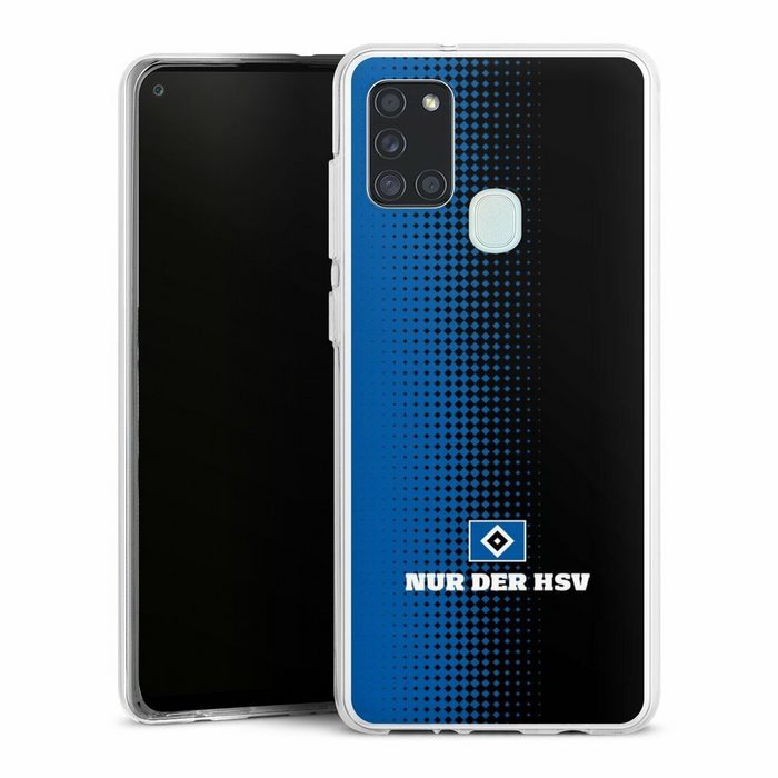 DeinDesign Handyhülle Offizielles Lizenzprodukt HSV Hamburger SV Samsung Galaxy A21s Silikon Hülle Bumper Case Handy Schutzhülle