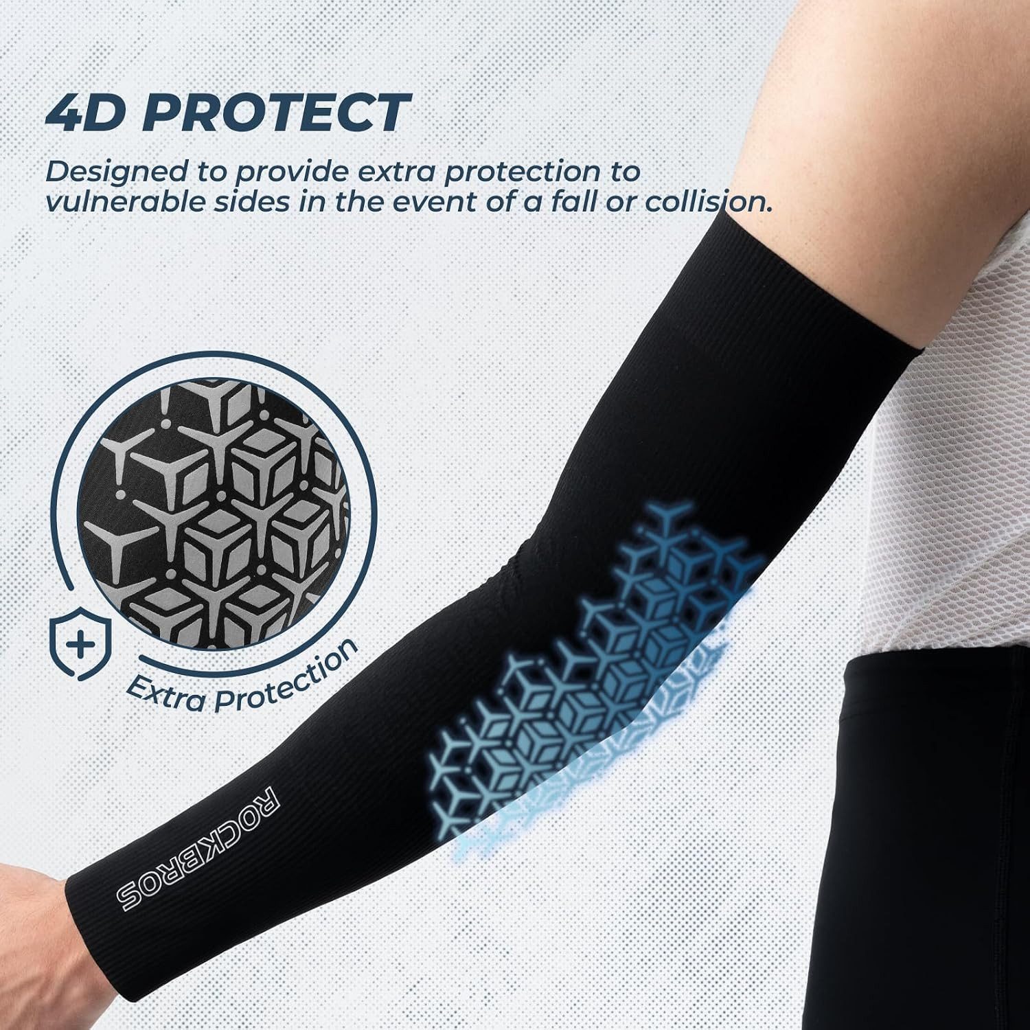 ROCKBROS Armlinge Ärmlinge mit UPF50+ Schutz, kühl & schnell trocknend M-XL