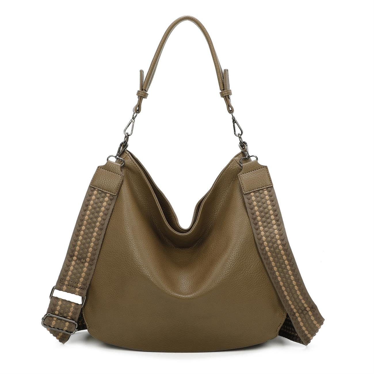 Schultertasche DAMEN TASCHE SHOPPER Hobo Cross Over Bag Reisetasche Umhängetasche