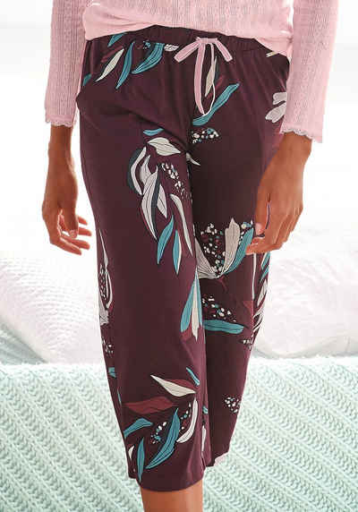 s.Oliver Pyjamahose mit Allover-Druck